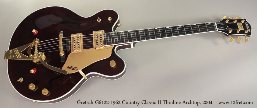 Gretsch G6122-1962 Country Classic II Thinline Archtop, 2004 Full Front View