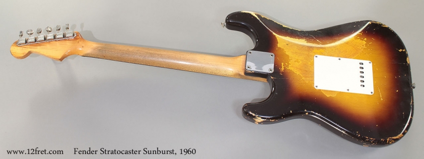 Fender Stratocaster Sunburst, 1960 Full Rear View