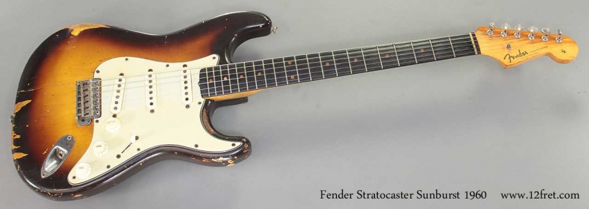 Fender Stratocaster Sunburst, 1960 Full Front View