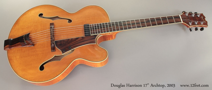 Douglas Harrison 17" Archtop, 2003 Full Front View