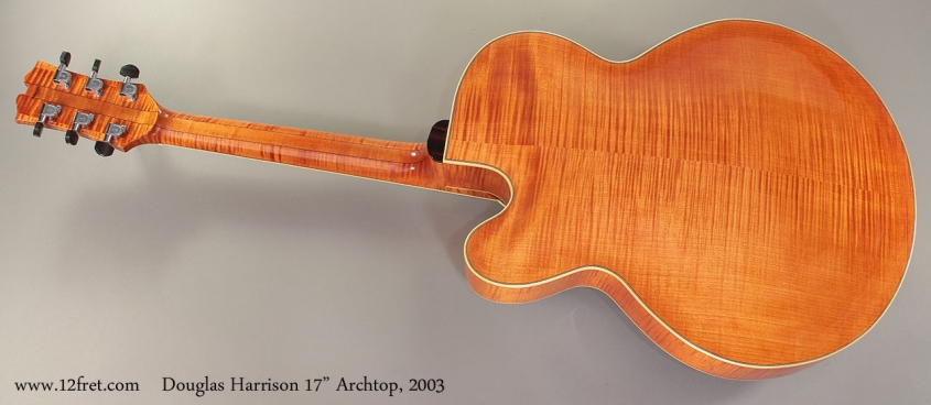 Douglas Harrison 17" Archtop, 2003 Full Rear View