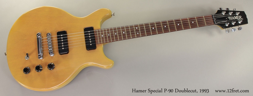 Hamer Special P-90 TV Doublecut, 1993 Full Front View