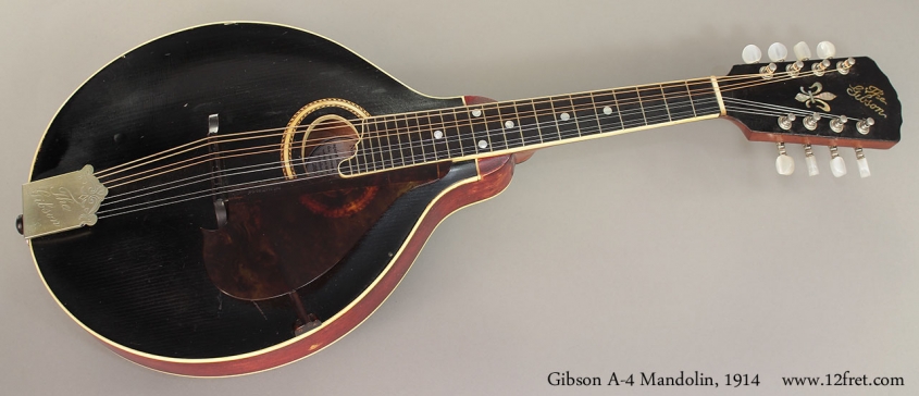 Gibson A-4 Mandolin, 1914 full front view