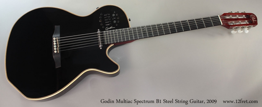 Godin Multiac Spectrum B1 Steel String Guitar, 2009 full front view