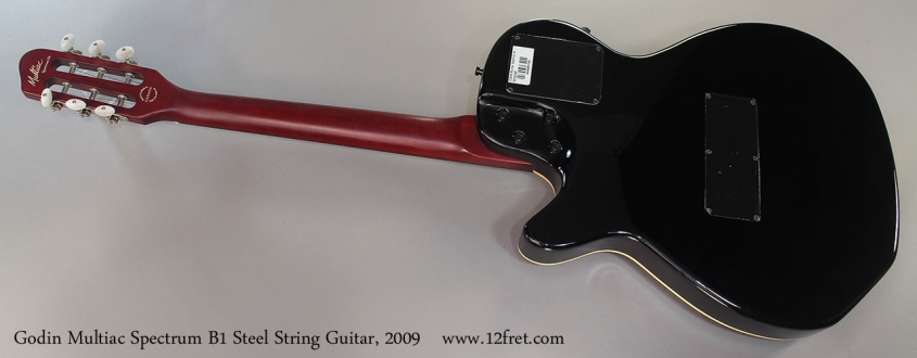 Godin Multiac Spectrum B1 Steel String Guitar, 2009 full rear view