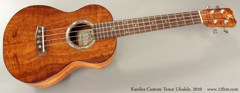 Kanile'a Custom T Tenor Ukulele 2010 full front view