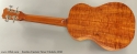 Kanile'a Custom T Tenor Ukulele 2010 full rear view