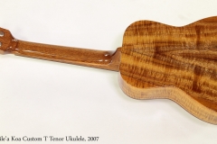 Kanile'a Koa Custom T Tenor Ukulele, 2007 Full Rear View