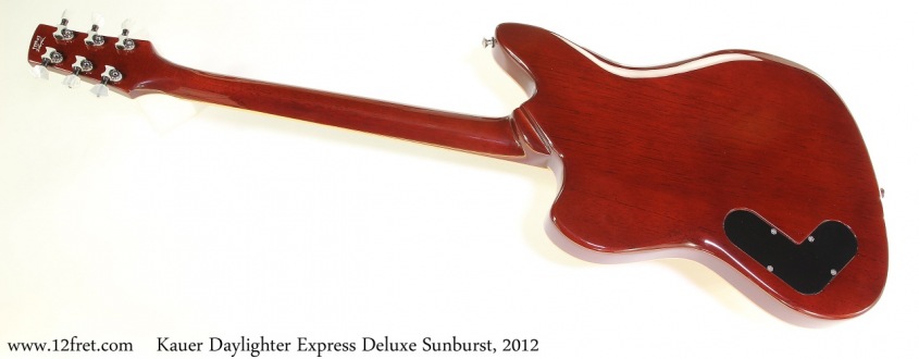 Kauer Daylighter Express Deluxe Sunburst, 2012 Full Rear View