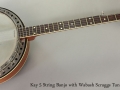 Kay 5 String Banjo with Wabash Scruggs Tuners, 1953 Full Front View