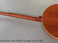 Kay 5 String Banjo with Wabash Scruggs Tuners, 1953 Full Rear View