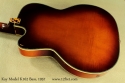 Kay Model K162 Hollowbody Bass 1957 back