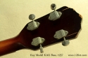 Kay Model K162 Hollowbody Bass 1957 head rear