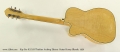 Kay Pro K172-B Thinline Archtop Electric Guitar Honey Blonde, 1956 Full Rear View