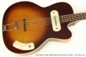 Kay Model K5965 Hollowbody Bass Guitar Late 1950s top