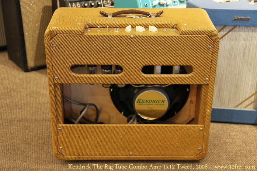 Kendrick The Rig Tube Combo Amp 1x12 Tweed, 2008 Full Rear View