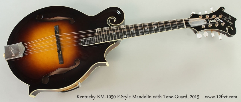 Kentucky KM-1050 F-Style Mandolin with Tone-Guard, 2015 Full Front View