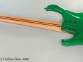 Kinal MK5 Fretless Bass, 2000 Full Rear View