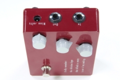 Klon KTR Professional Overdrive Pedal Red, 2020 Connector Side View