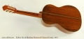 Kohno No.15 Brazilian Rosewood Classical Guitar, 1974 Full Rear View