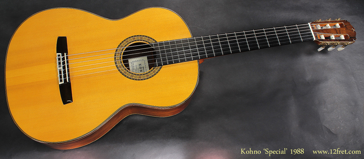 Masaru Kohno Special Classical Guitar 1988 | www.12fret.com