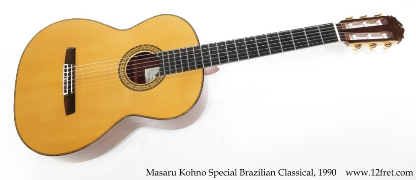 Masaru Kohno Special Brazilian Classical, 1990 Full Front View