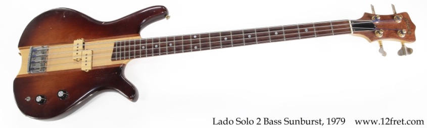 Lado Solo 2 Bass Sunburst, 1979 Full Front View