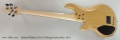 Lakland Skyline 55-01 5-String Fretless Bass, 2013 Full Rear View