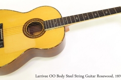 Larrivee OO Body Steel String Guitar Rosewood, 1976 Full Front View