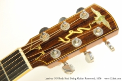 Larrivee OO Body Steel String Guitar Rosewood, 1976 Head Front View