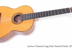 Larrivee Classical Long Scale Natural Finish, 1975 Full Front View