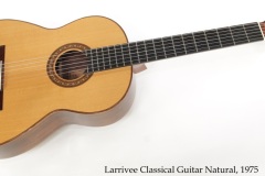 Larrivee Classical Guitar Natural, 1975 Full Front View
