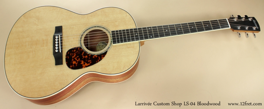 Larrivee Custom Shop LS-04 Bloodwood full front view