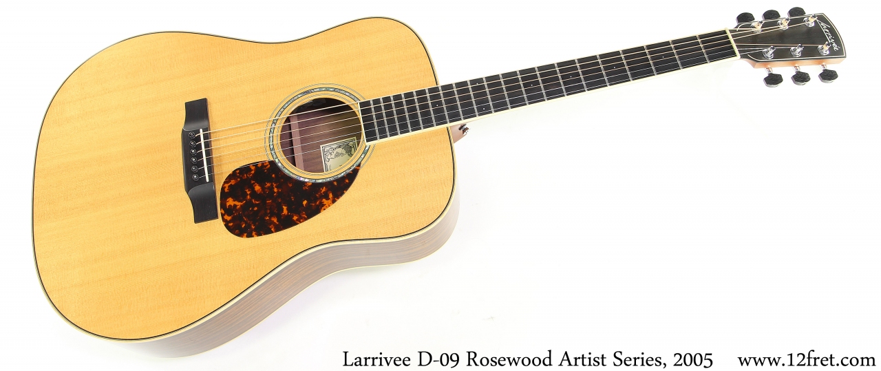 Larrivee D-09 Rosewood Artist Series, 2005 Full Front View