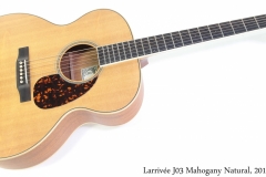 Larrivée J03 Mahogany Natural, 2010 Full Front View