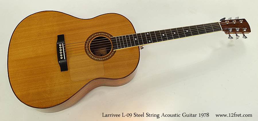 Larrivee L-09 Steel String Acoustic Guitar 1978 Full Front View