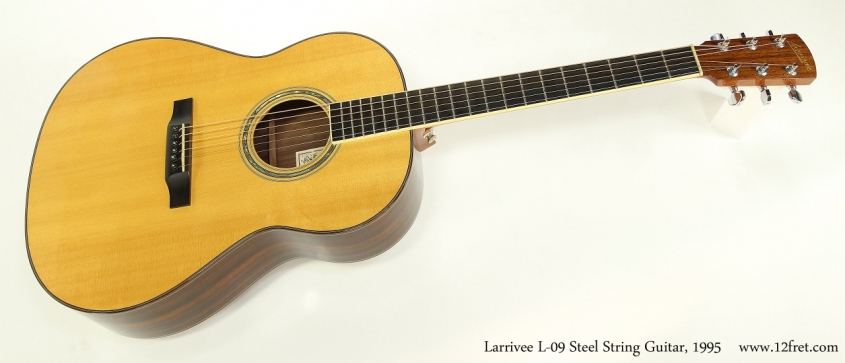 Larrivee L-09 Steel String Guitar, 1995  Full Front View