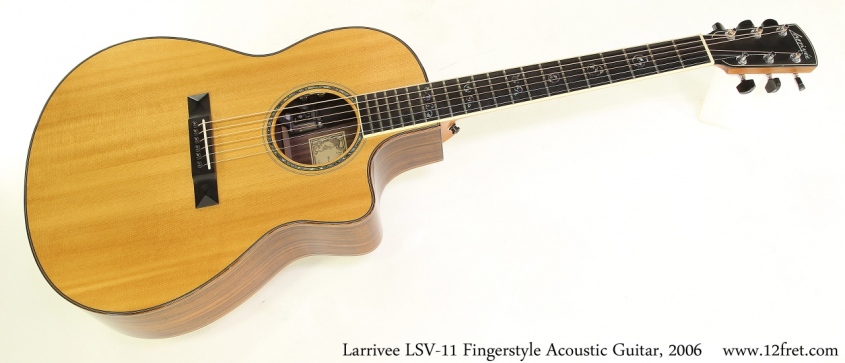 Larrivee LSV-11 Fingerstyle Acoustic Guitar, 2006 Full Front View