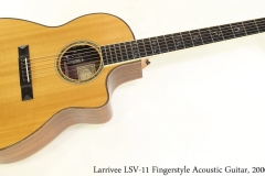 Larrivee LSV-11 Fingerstyle Acoustic Guitar, 2006 Full Front View