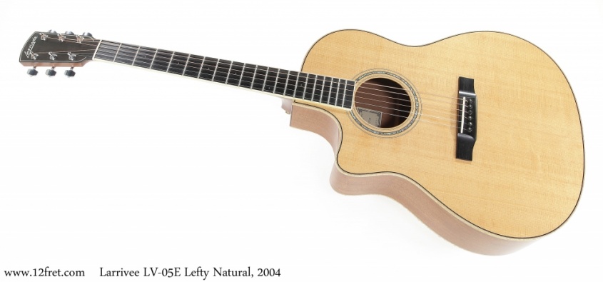 Larrivee LV-05E Lefty Natural, 2004 Full Front View