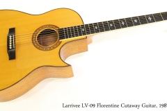 Larrivee LV09 Florentine Cutaway Guitar, 1987 Full Front View