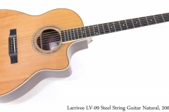 Larrivee LV-09 Steel String Guitar Natural, 2000 Full Front View