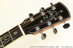 Larrivee LV19 Special Vine Edition, 2002 Head Front View