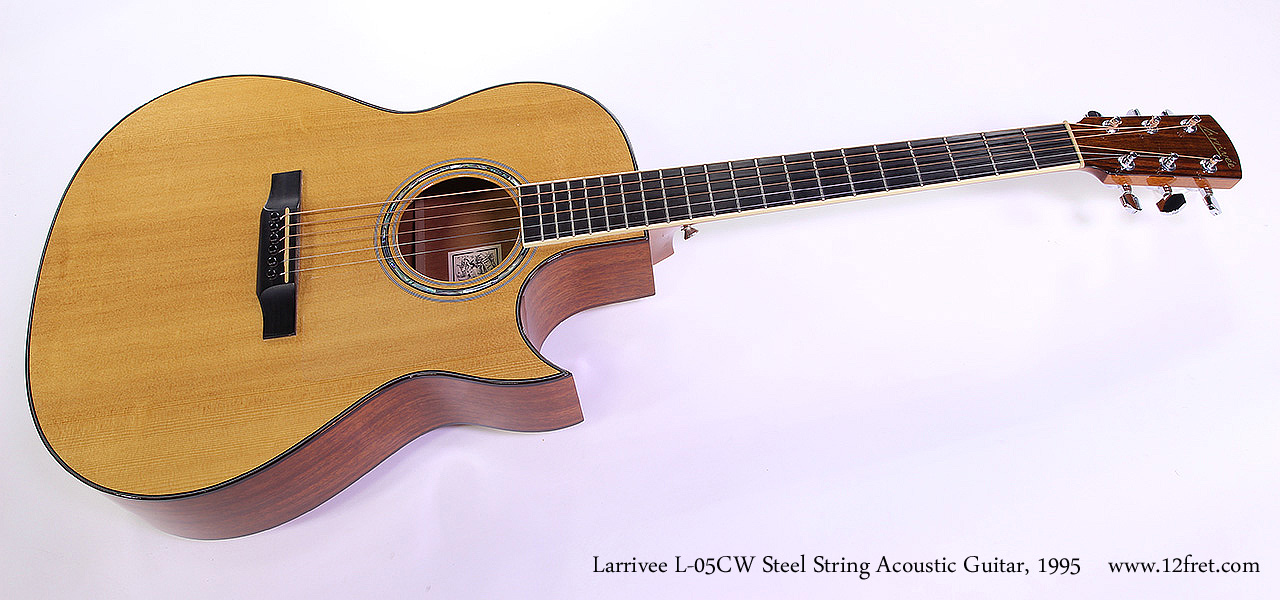 Larrivee L-05CW Steel String Acoustic Guitar, 1995 Full Front View