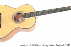 Larrivee OO-05 Steel String Guitar Natural, 1993 Full Front View