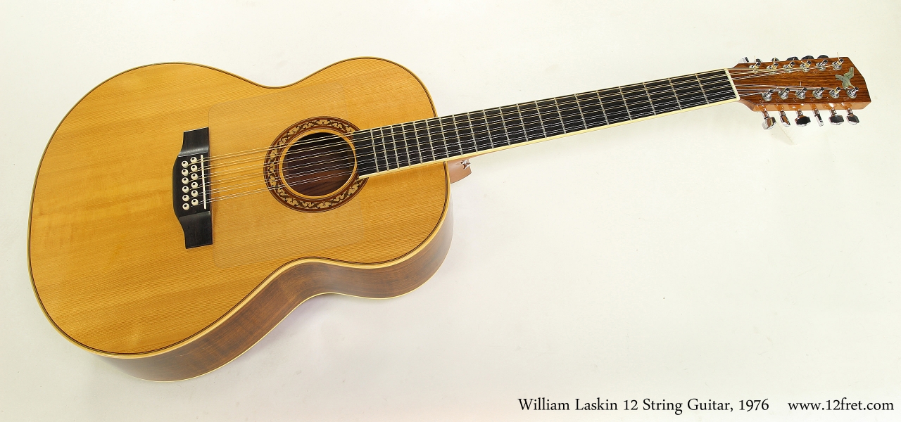 William Laskin 12 String Guitar, 1976 Full Front View
