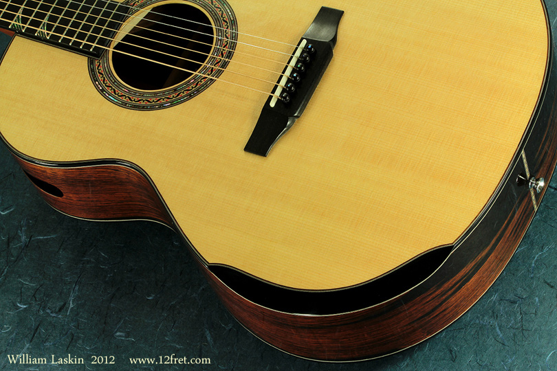 William Laskin Art Deco Guitar 2012 arm rest