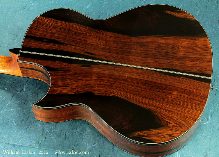 William Laskin Art Deco Guitar 2012 back