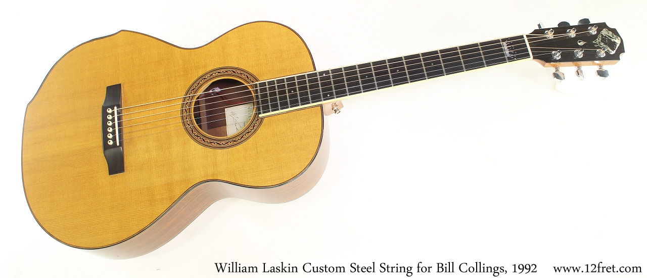 William Laskin Custom Steel String for Bill Collings, 1992 Full Front View