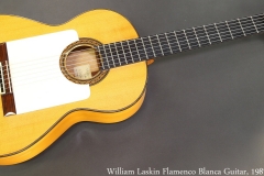 William Laskin Flamenco Blanca Guitar, 1987 Full Front View